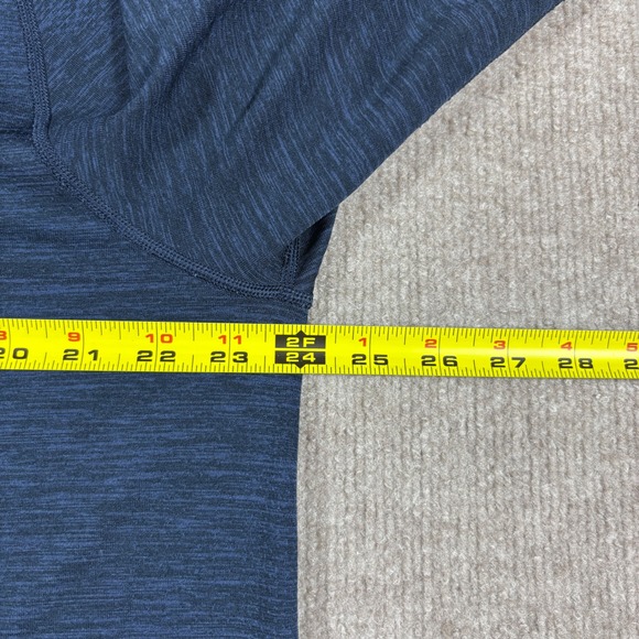 Lululemon Navy Metal Vent Tech Lightweight Quarter Zip Men's Size XXL EUC - Picture 6 of 7